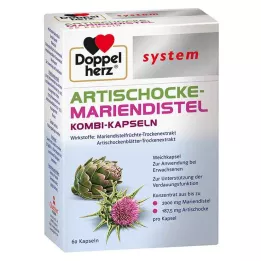 DOPPELHERZ Artisjok-Mariadistel systeem zachte capsules, 60 stuks