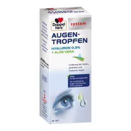 DOPPELHERZ Oogdruppels Hyaluron 0,3% systeem, 10 ml