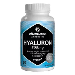 HYALURONSÄURE 300 mg veganistische capsules met hoge dosering, 90 stuks