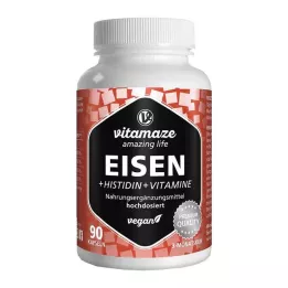 EISEN 20 mg+Histidine+Vitamines C/B9/B12 capsules, 90 stuks