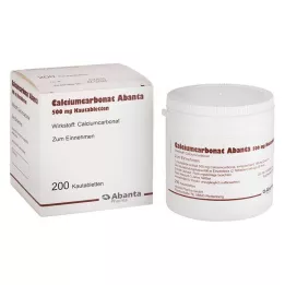 CALCIUMCARBONAT ABANTA 500 mg kauwtabletten, 200 stuks