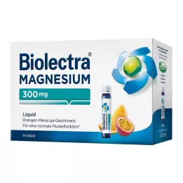 BIOLECTRA Magnesium 300 mg Vloeistof, 14 stuks