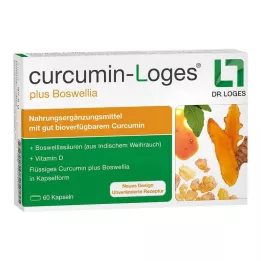 CURCUMIN-LOGES plus Boswellia capsules, 60 stuks