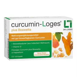 CURCUMIN-LOGES plus Boswellia capsules, 120 stuks