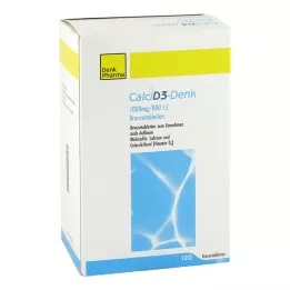 CALCI D3-Denk 1.000 mg/880 I.E. bruistabletten, 120 stuks