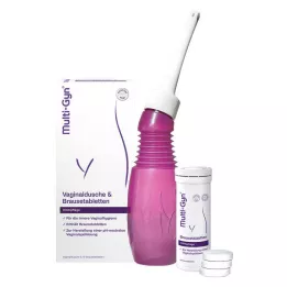 MULTI-GYN Vaginale douche combo pack bruistabletten, 1 st