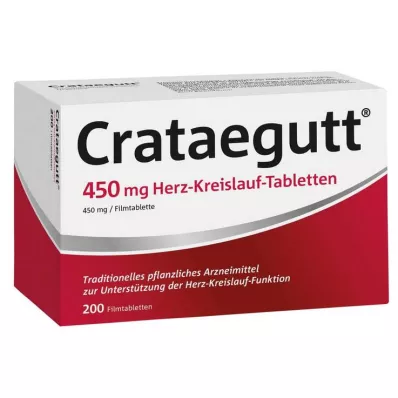 CRATAEGUTT 450 mg cardiovasculaire tabletten, 200 stuks CRATAEGUTT 450 mg cardiovasculaire tabletten, 200 stuks