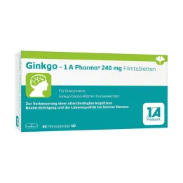 Ginkgo – 1 A Pharma® 240 mg filmomhulde tabletten, 60 stuks