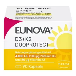 EUNOVA DuoProtect D3+K2 4000 IE/80 μg capsules, 90 stuks