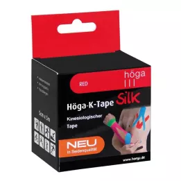 HÖGA-K-TAPE Zijde 5 cmx5 m l.fr.rood kinesiol.Tape, 1 st