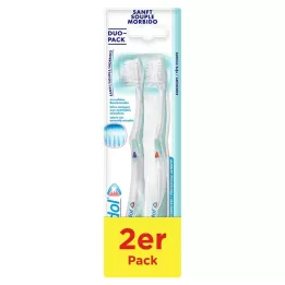 MERIDOL Tandenborstel zachte dubbelverpakking, 2 stuks