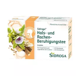 SIDROGA Keel- en keelpijn verzachtende theefilterzakje, 20X1.75 g