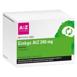 GINKGO AbZ 240 mg filmomhulde tabletten, 120 stuks