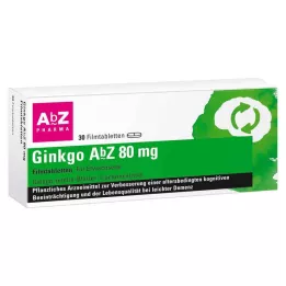GINKGO AbZ 80 mg filmomhulde tabletten, 30 stuks