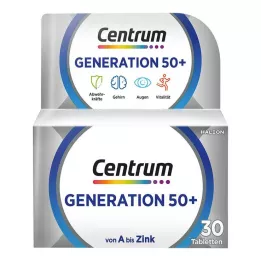 CENTRUM Generatie 50+ tabletten, 30 stuks