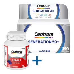CENTRUM Generatie 50+ tabletten, 180 stuks