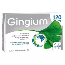 GINGIUM 120 mg filmomhulde tabletten, 60 stuks