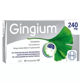 GINGIUM 240 mg filmomhulde tabletten, 60 stuks