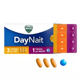 WICK DayNait filmomhulde tabletten, 16 stuks