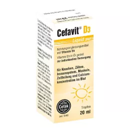 CEFAVIT D3 Vloeibare pur druppels voor oraal gebruik, 20 ml