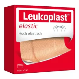 LEUKOPLAST Elastische pleister 8 cmx1 m, 1 st