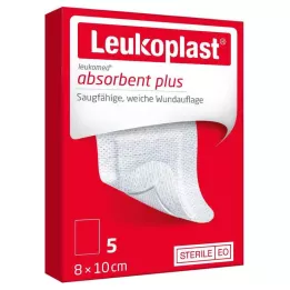 LEUKOPLAST Leukomed steriel 8x10 cm wondverband, 5 stuks