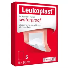 LEUKOPLAST Leukomed T plus steril 8x10 cm, 5 st