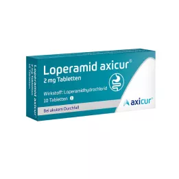 LOPERAMID axicur 2 mg tabletten, 10 stuks