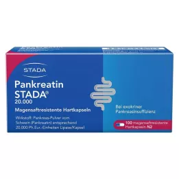 PANKREATIN STADA 20.000 maagsapresistente harde capsules, 100 stuks