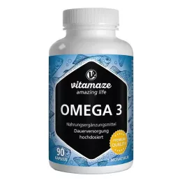 OMEGA-3 1000 mg EPA 400/DHA 300 hoge dosering capsules, 90 stuks