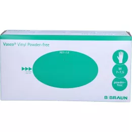 VASCO Vinyl PowderFree Unt.Handsch.Unteril M, 100 st