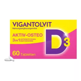 VIGANTOLVIT Vitamine D3 K2 Calcium filmomhulde tabletten, 60 stuks