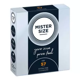 MISTER maat 57 condooms, 3 st