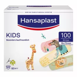 HANSAPLAST Kinderpleisterstrips Universeel, 100 stuks