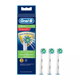 Oral-B bevestigingsborstels Crossaction Bacteriële bescherming, 3 st