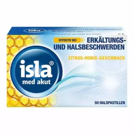 ISLA MED acute citrus honingpastilles, 50 stuks