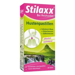 STILAXX Hoesttabletten IJslands mos, 28 stuks