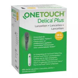 ONE TOUCH Delica Plus naaldlancetten, 100 stuks