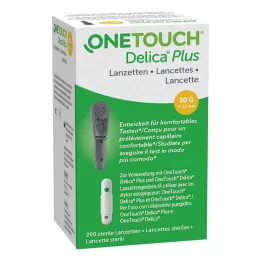 ONE TOUCH Delica Plus naaldlancetten, 200 stuks