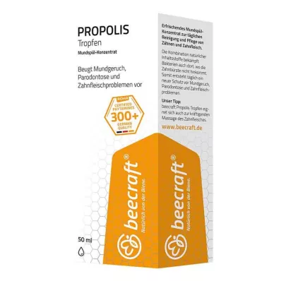 BEECRAFT Propolis Druppels Mondwater Concentraat, 50 ml