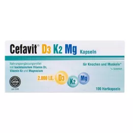 CEFAVIT D3 K2 Mg 2.000 IE harde capsules, 100 stuks