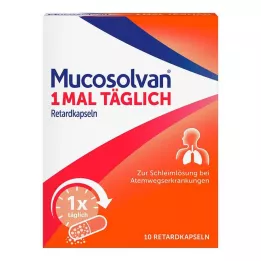 MUCOSOLVAN 1 maal daags capsules met vertraagde afgifte, 10 stuks
