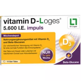 VITAMIN D-LOGES 5.600 IE impuls wekelijks depot KTA, 15 stuks