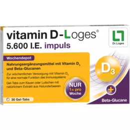 VITAMIN D-LOGES 5.600 IE impuls wekelijkse depot KTA, 30 stuks