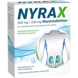 NYRAX 200 mg/200 mg niertabletten, 200 st