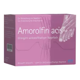 AMOROLFIN acis 50 mg/ml werkzame stof nagellak, 6 ml