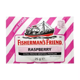 FISHERMANS FRIEND Suikervrije frambozenpastilles, 25 g