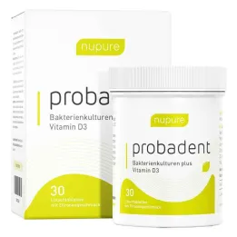 Nupure probadent citroen orale flora zuigtabletten, 30 stuks