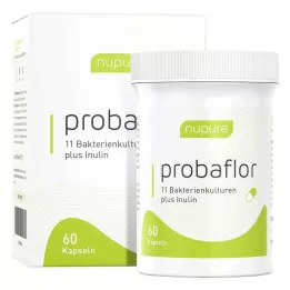 NUPURE probaflor probiotica voor darmrevalidatie caps., 60 st