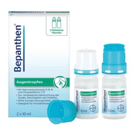 BEPANTHEN Oogdruppels, 2X10 ml